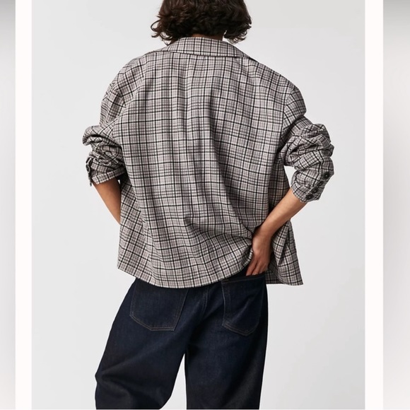 Free People We The Free Cali Plaid Blazer - Picture 5 of 8